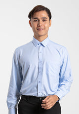 Alain Delon Long Sleeve Regular Fit Plain Business Shirt  - 15024006