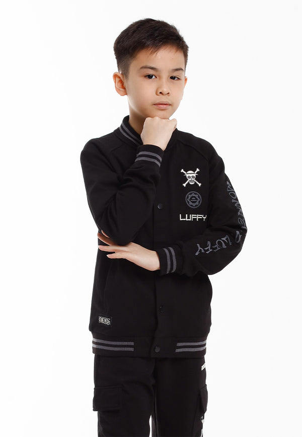 Forest Jacket/Seluar Budak Lelaki | Forest x One Piece Air Cotton Kids Long Pants/Baseball Jacket - FOK10001/FOK30000