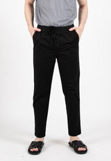 Forest 100% Cotton Twill Plus Size elasticated waist Long Pants - PL610214