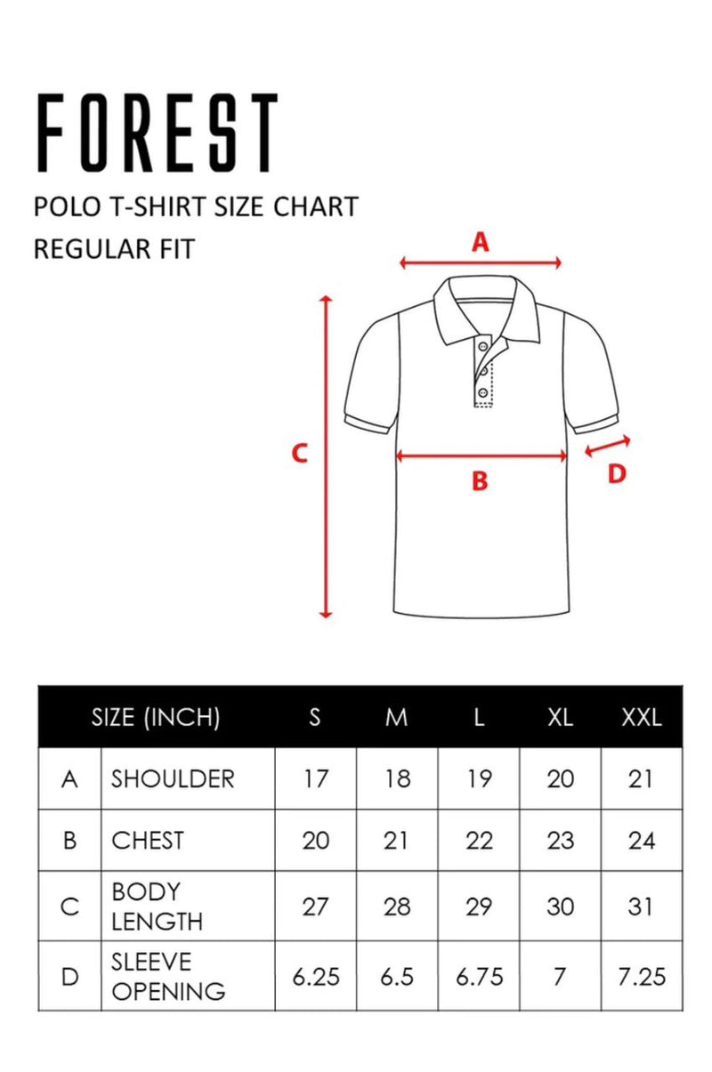 Forest DRI-FIT Plain Polo T Shirt Men Polo Tee | Baju T Shirt Lelaki - 23768