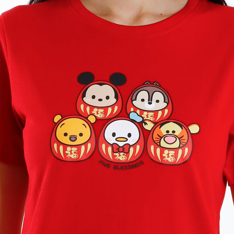 Forest x Disney Tsum Tsum Cotton Round Neck CNY Tee Men / Ladies / Kids  - FW20111 / FW820111 / FWK20111