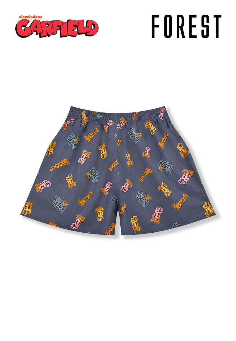 Forest Seluar Dalam Lelaki | (2 Pcs) Garfield Mens Woven Cotton Boxer Short Assorted Colours - GUD1031X