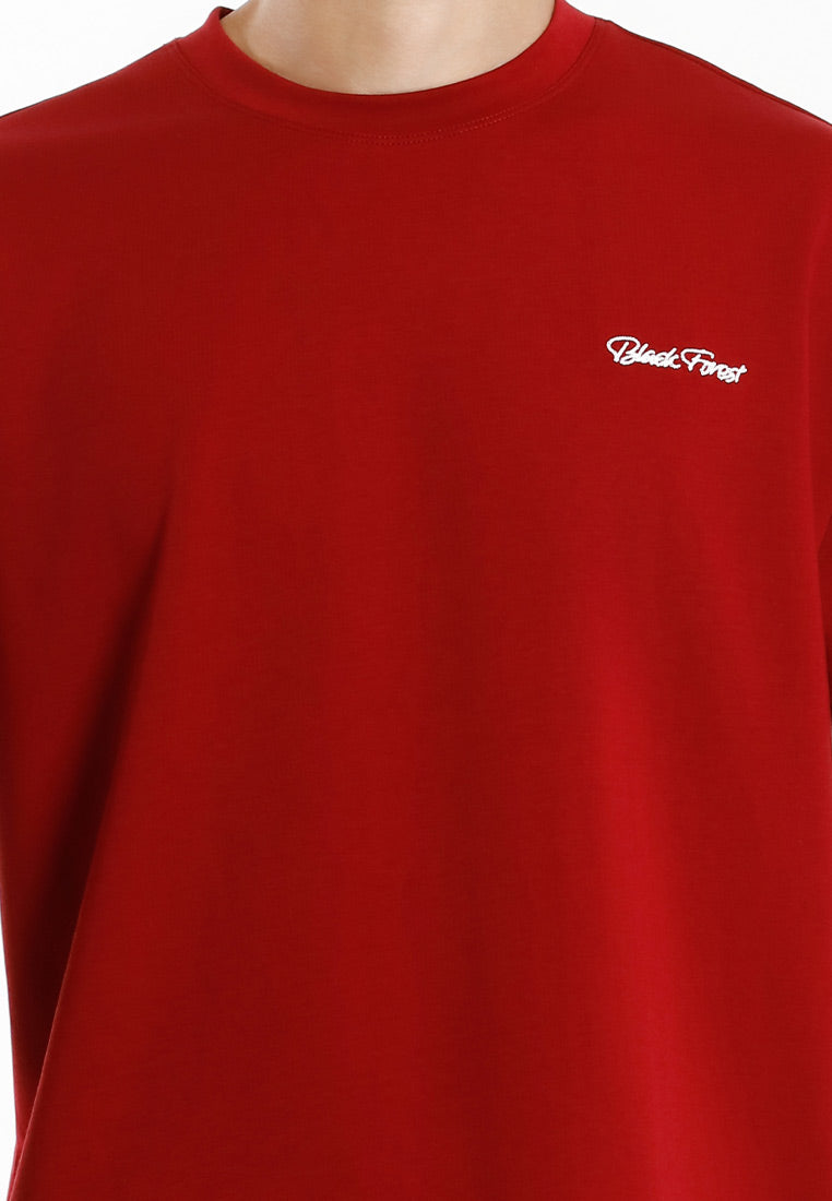 Forest T-Shirt Lelaki | Forest Oversized Premium Weight Cotton Oversized Tee Crew Neck Short Sleeve T Shirt Men - 621426