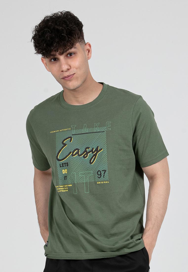 Forest Regular Fit Graphic Tee Crew Neck Short Sleeve T Shirt Men | Regular Fit T Shirt Men - 23918