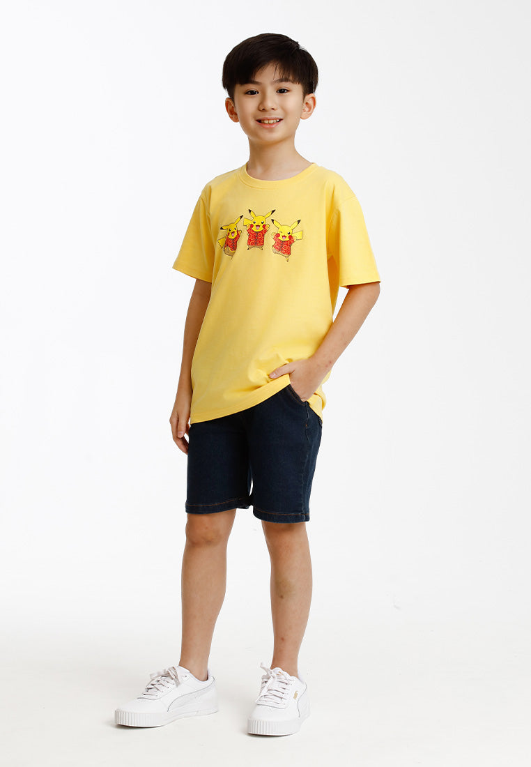 Forest x Pokemon Cotton Round Neck CNY Tee Men / Ladies / Kids  - FP21025 / FP821025 / FPK21025