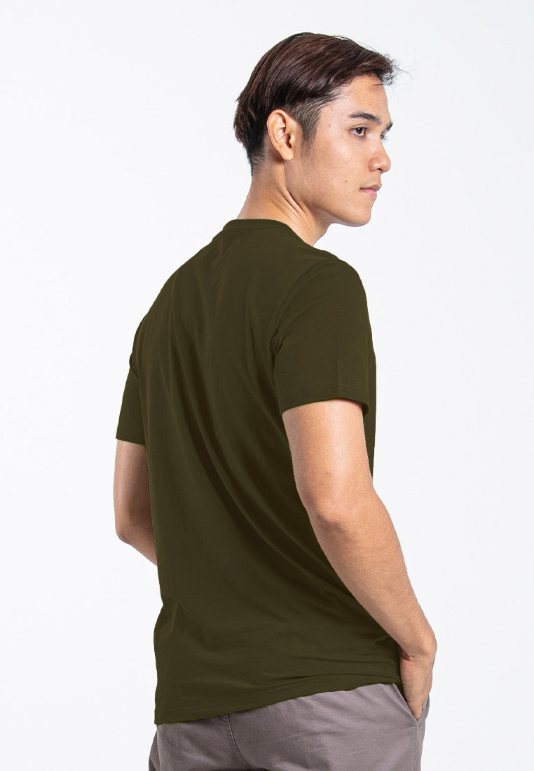 Forest Plus Size Premium Soft-Touch Cotton Slim Fit Plain Tee T Shirt Men - PL23791