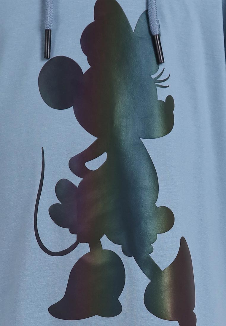 Forest x Disney 100 Years of Wonder Disney Minnie Gradient Colour Long Sleeve Hoodies Kids Dress Family Tee | FWK885034