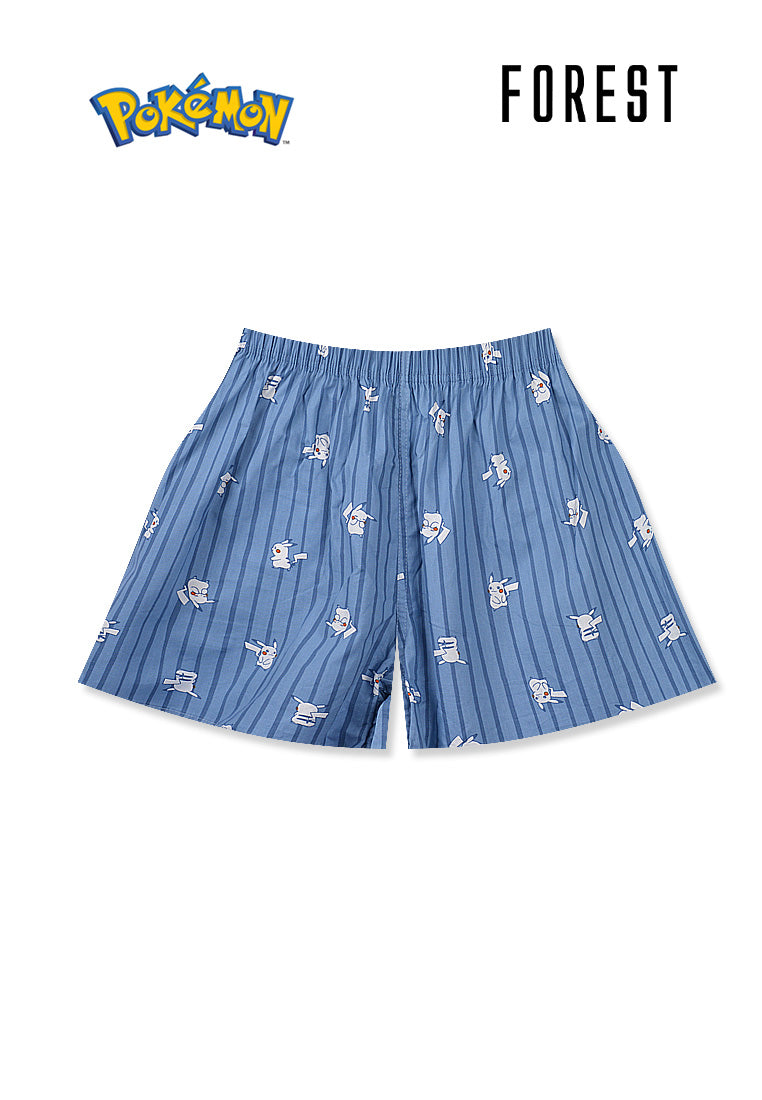 (1 Pc) Pokémon Ladies Woven Cotton Boxer Short Selected Colours - PLD1038X