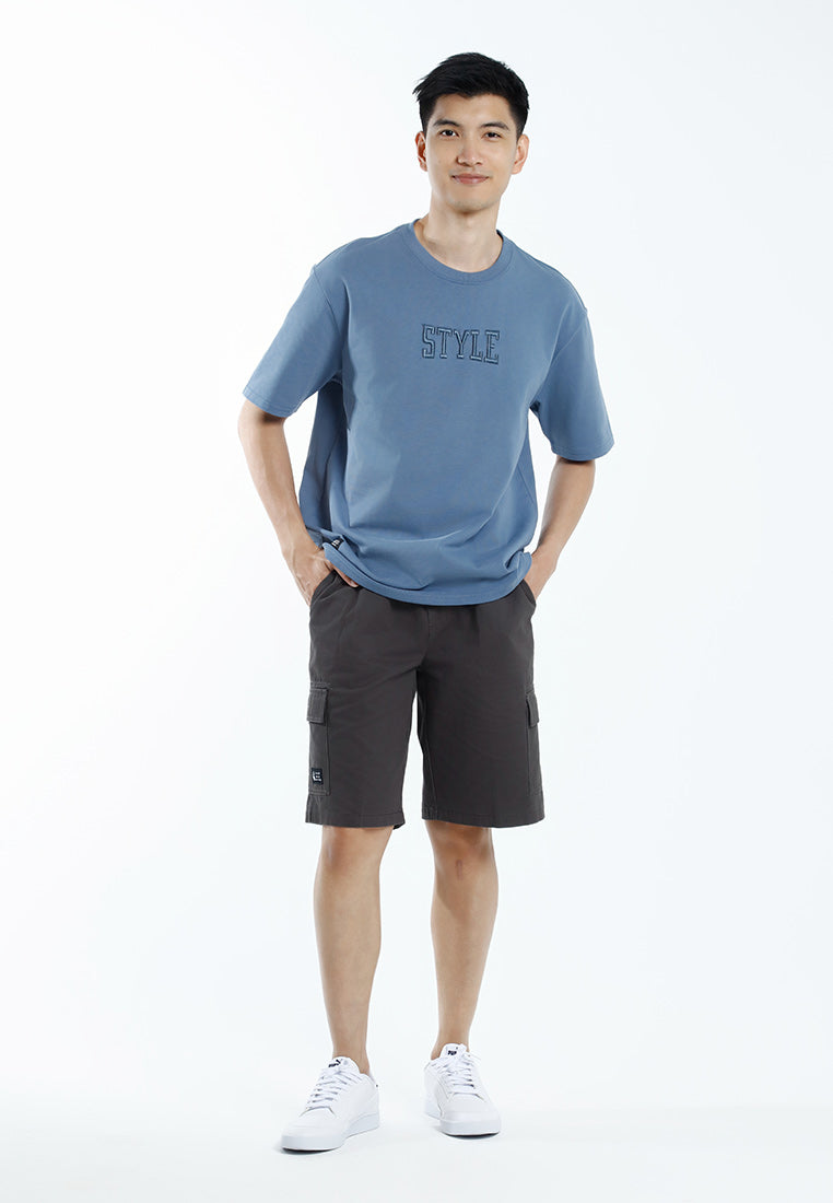 Forest T Shirt Lelaki | Forest Oversized Heavy Weight 320gsm Dual-ply Cotton Yarn Short Sleeve T Shirt Men - 24091