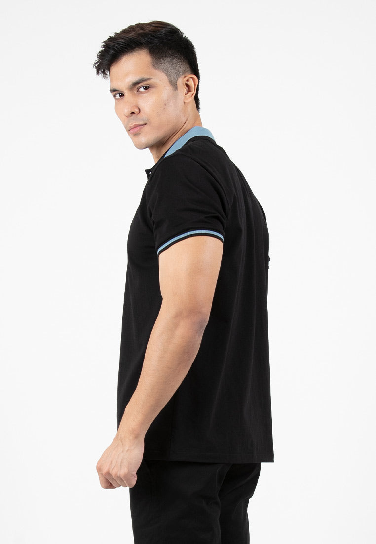 Forest Premium Weight Cotton Stretchable Polo T Shirt Men Slim Fit Collar Tee | Baju T Shirt Lelaki - 621362