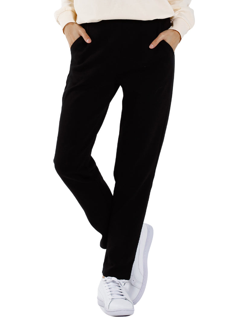 Forest Seluar Panjang Perempuan | Forest Ladies Cotton Interlock Tapered Pants Women Casual Long Pants - 810500
