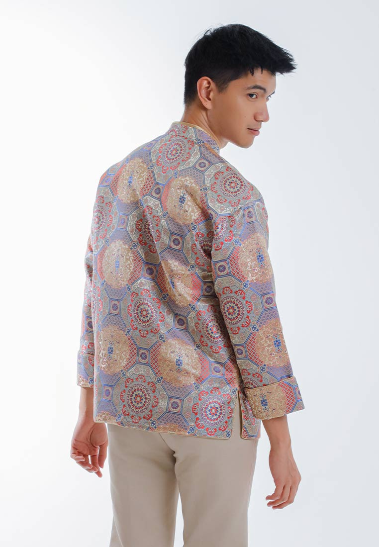 Byford CNY Tang Fu Lelaki | Byford Mens Tang Fu Jacquard Long Sleeve - 3526904Z