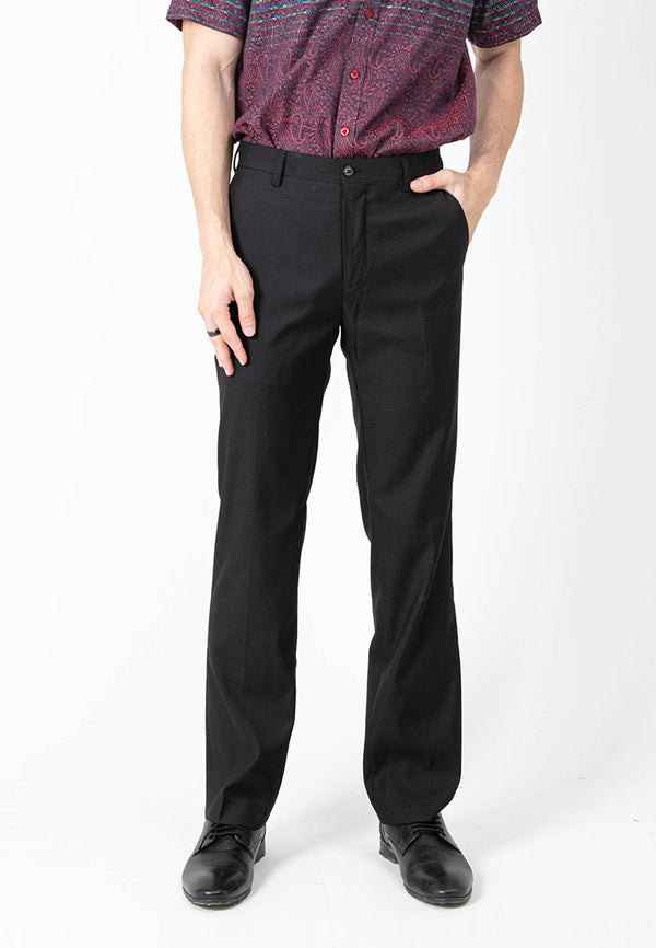 Alain Delon Modern Fit Flat Front Slack Pants - 11022003