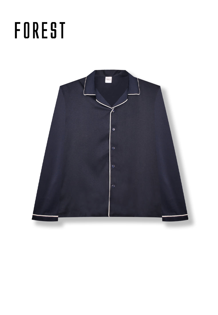 (1 Pc) Forest Unisex Microfiber Feel Long Sleeve Long Pants Pyjamas Selected Colours - FPU0017LL