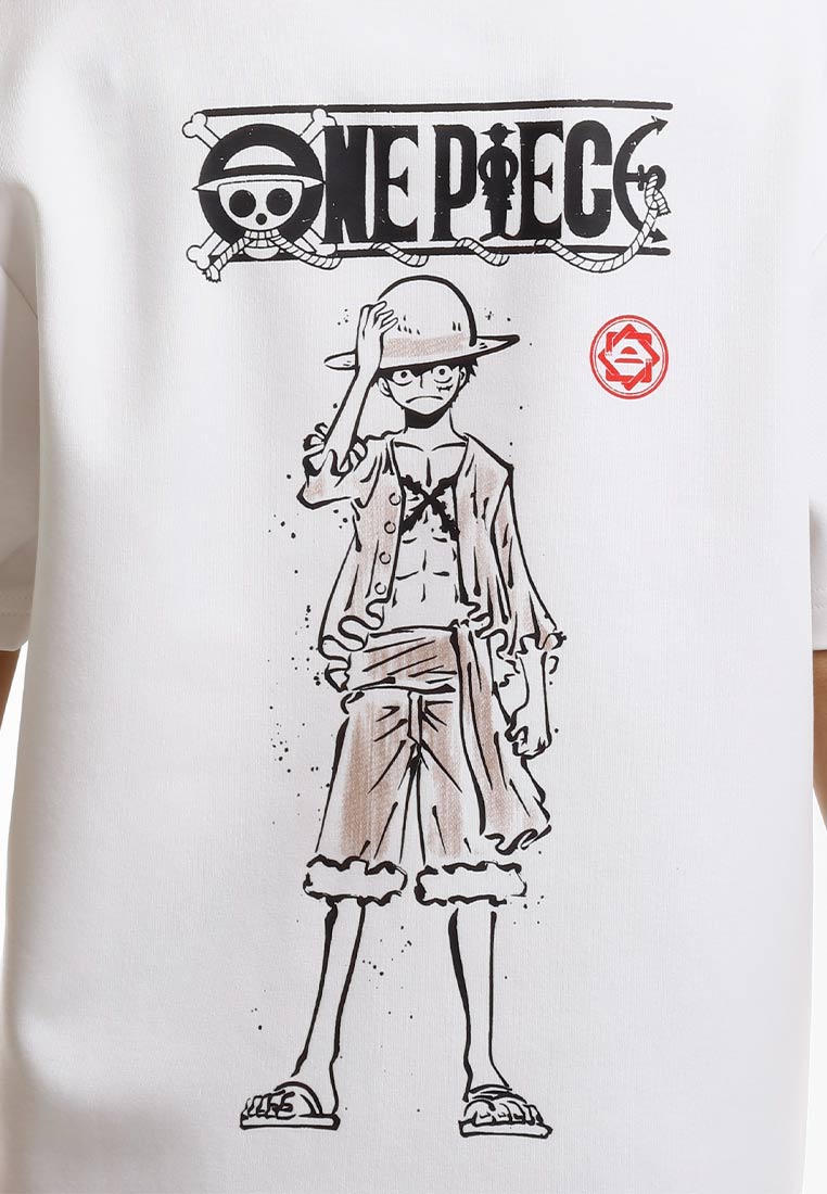 Forest Baju T Shirt Lelaki/Budak | Forest x One Piece Premium Cotton Oversized Tee Mens/Kids - FO20011/FO10000/FOK20011