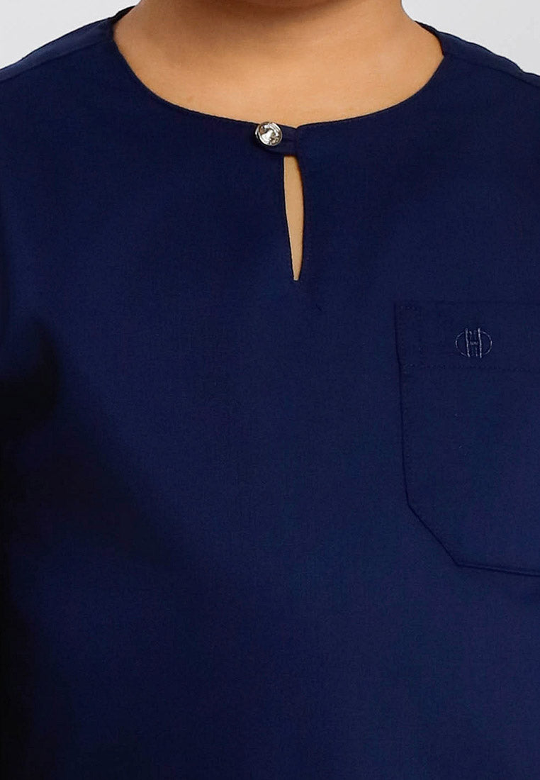 Forest x Hatta Dolmat Baju Melayu Regular Fit - FK23898BM - 33Navy