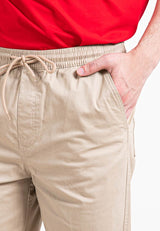 Forest 100% Cotton Twill Regular Fit Jogger Cuffed Elasticated Hems Long Pants - 610213