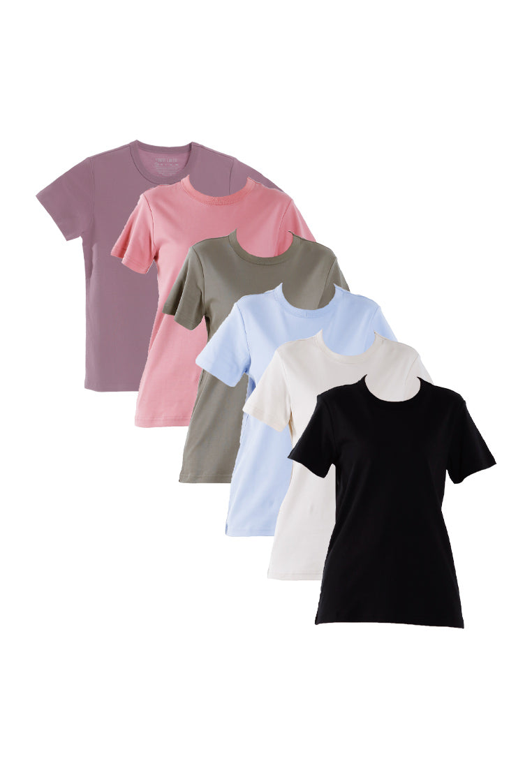 Forest Ladies Premium Cotton Round Neck Tee | Baju T Shirt Perempuan - 822435