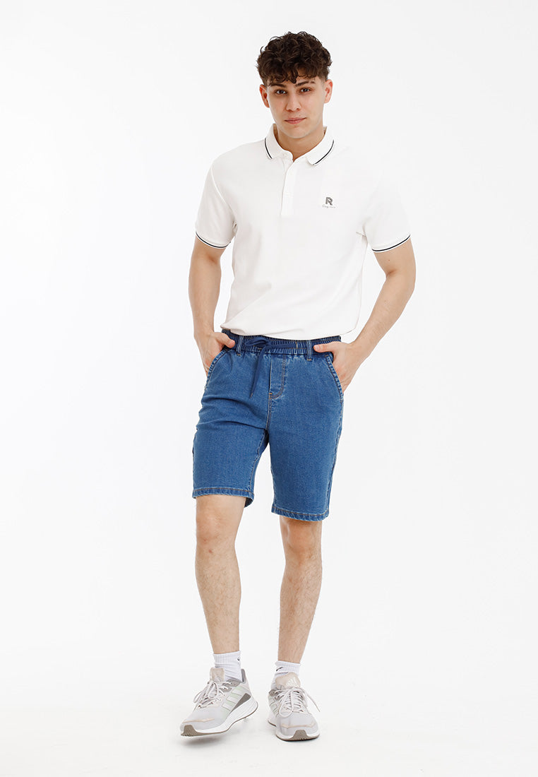 Forest Casual Denim Elastic Shorts Pants | Seluar Pendek Lelaki - 670220