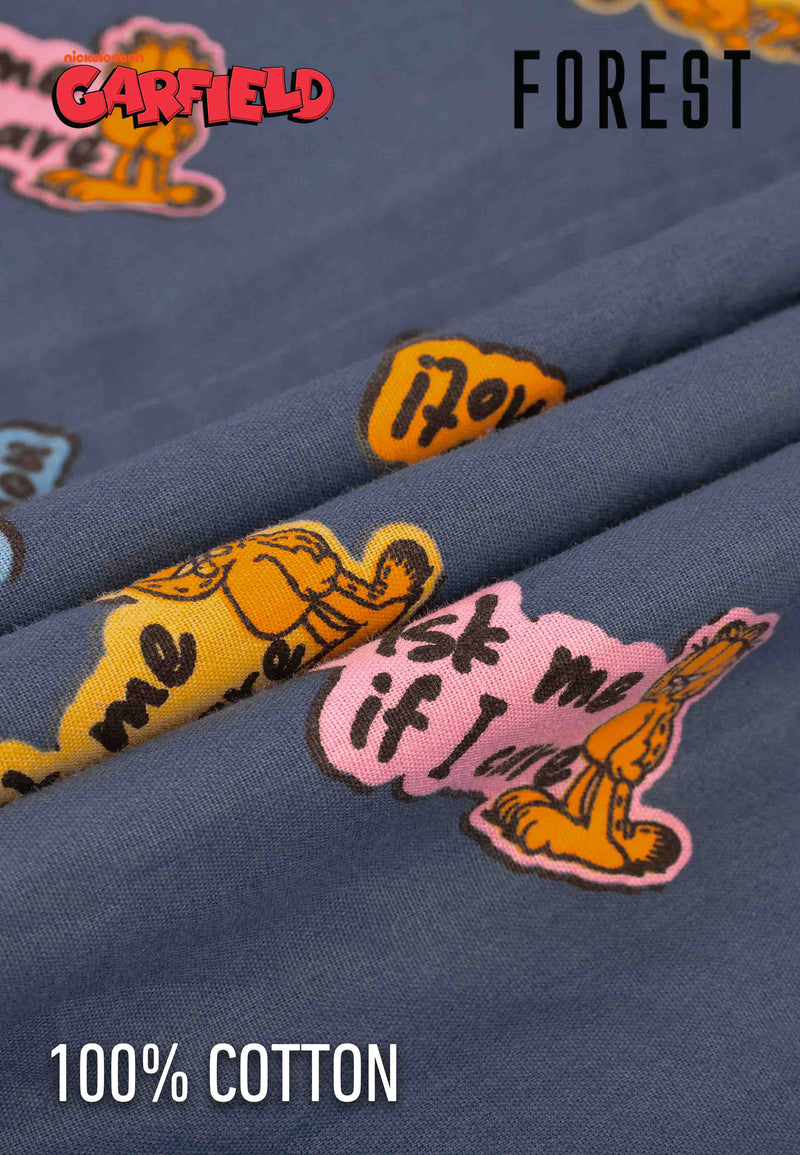 Forest Seluar Dalam Lelaki | (2 Pcs) Garfield Mens Woven Cotton Boxer Short Assorted Colours - GUD1031X