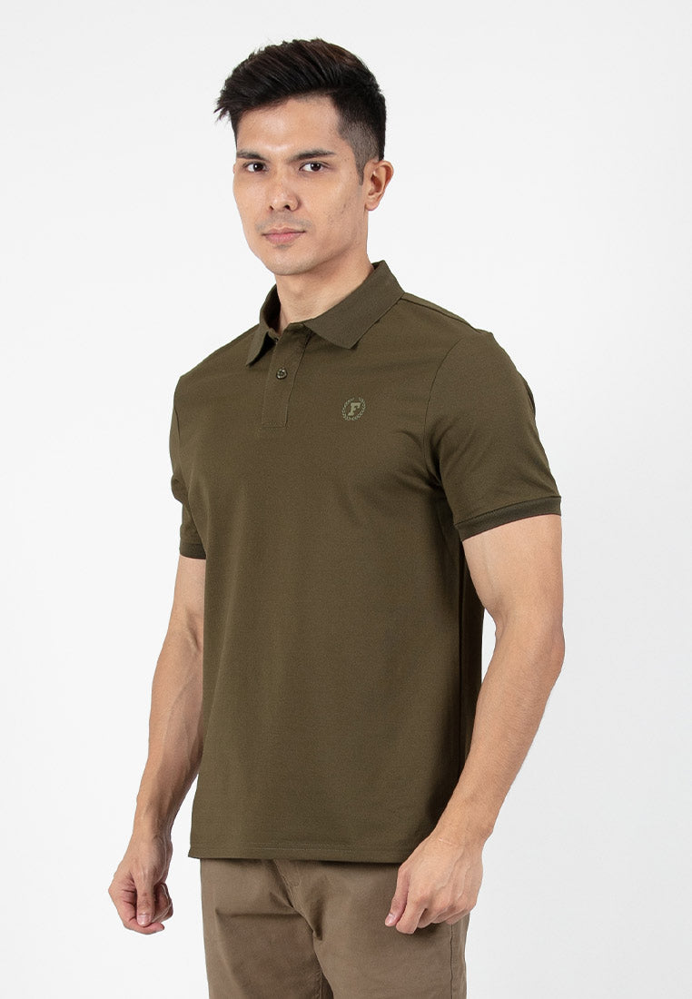 Forest DRI-FIT Plain Polo T Shirt Men Polo Tee | Baju T Shirt Lelaki - 23768