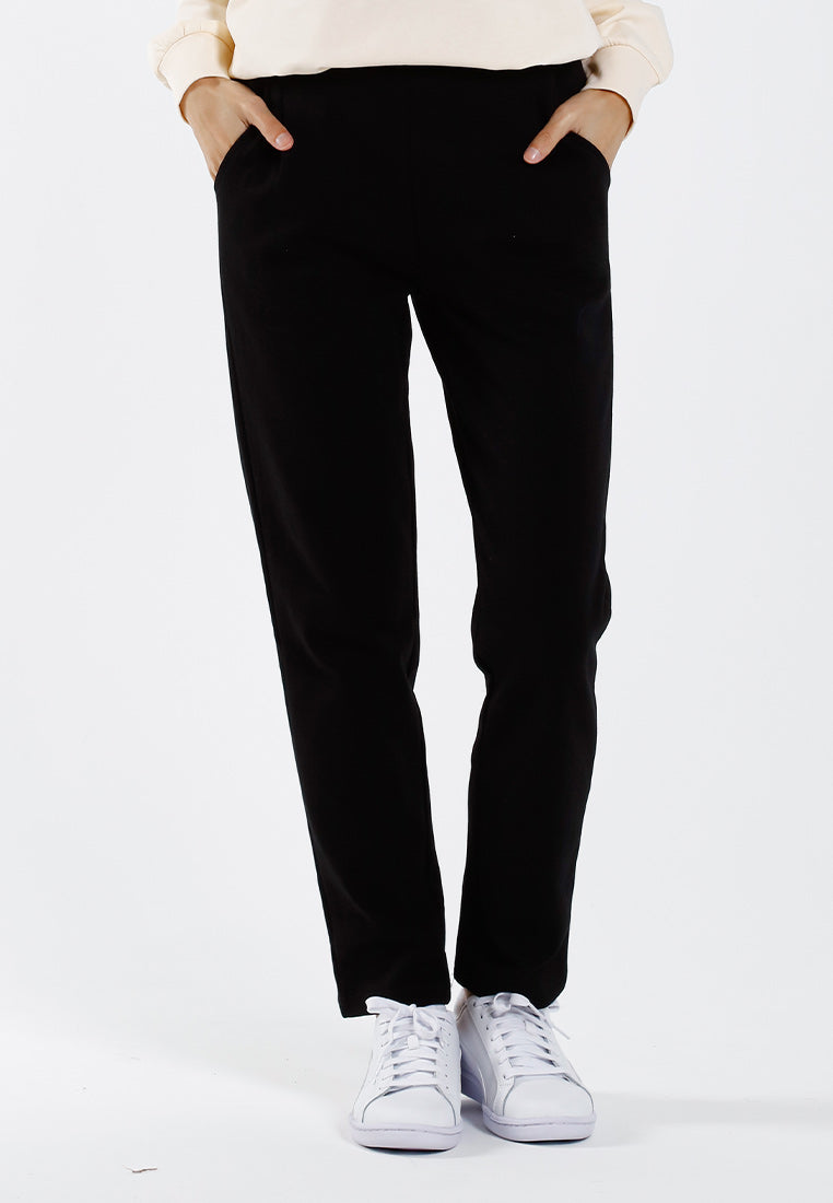 Forest Seluar Panjang Perempuan | Forest Ladies Cotton Interlock Tapered Pants Women Casual Long Pants - 810500