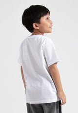 Forest Kids Boys Poly Cotton Round Neck Graphic T-Shirt | Baju T-Shirt Budak Lelaki - FK20222