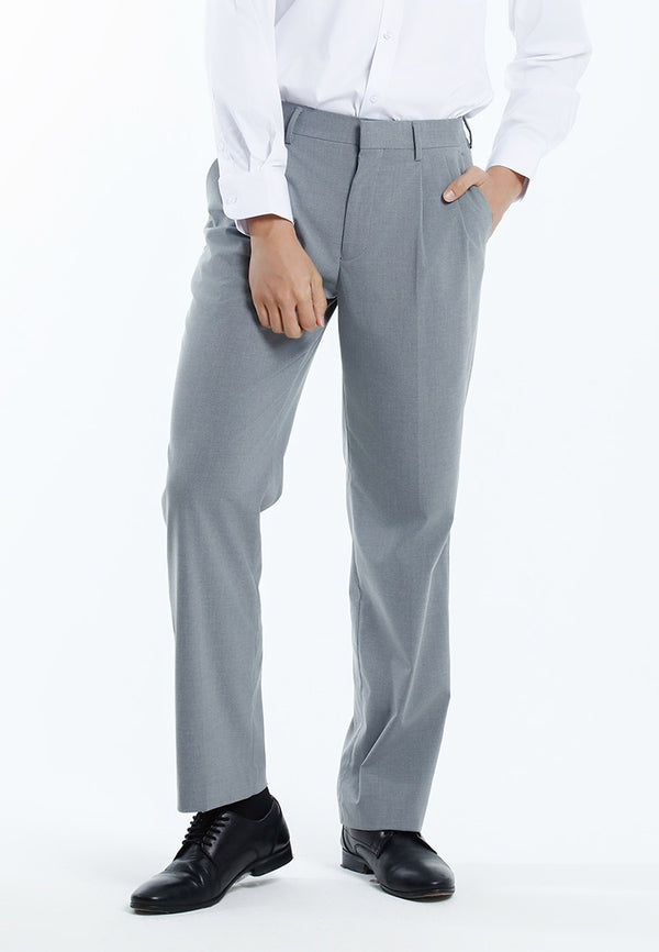 Alain Delon Seluar Lelaki | Alain Delon  Slack Pant Regular Fit Double Pleats - 11025002