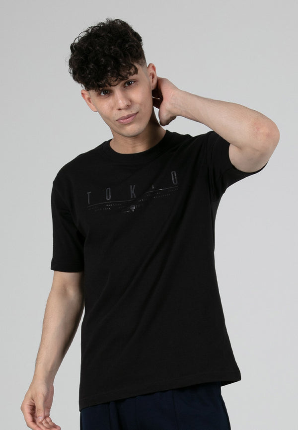 Forest Boxy Cut Graphic Tee Crew Neck Short Sleeve T Shirt Men | Oversized Shirt Men - 23942