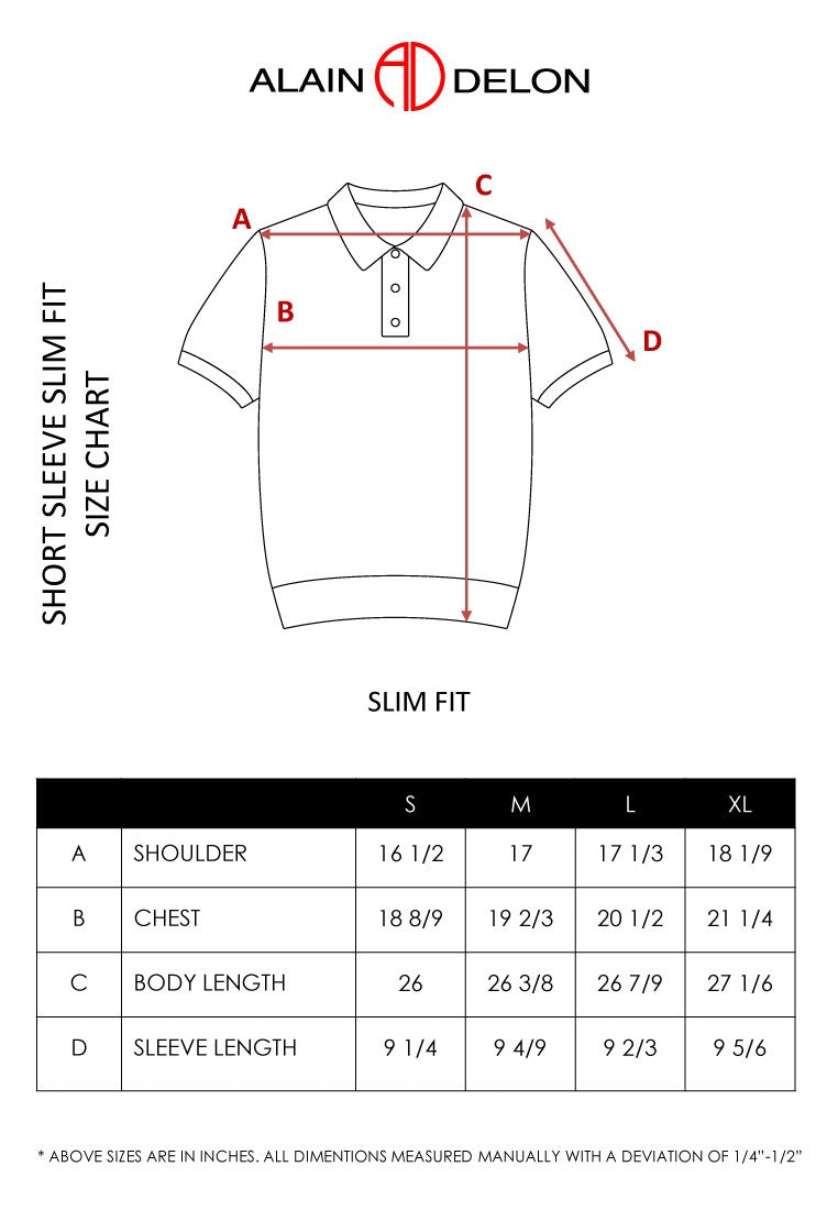 Alain Delon Tshirt Lelaki Lengan Pendek | Alain Delon Knits Polo Shirt Short Sleeve - 16025007