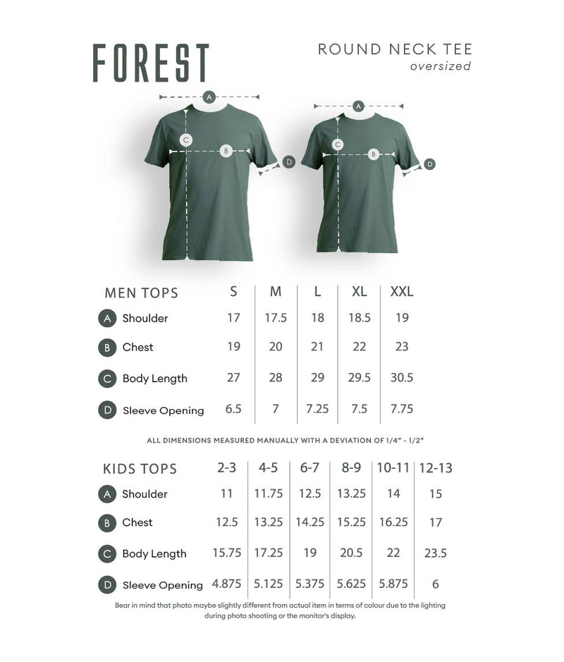 Forest T Shirt Lelaki & Budak | Forest x Marvel Avengers Premium Cotton Men & Kids Tee  - FA20035/FAK20035
