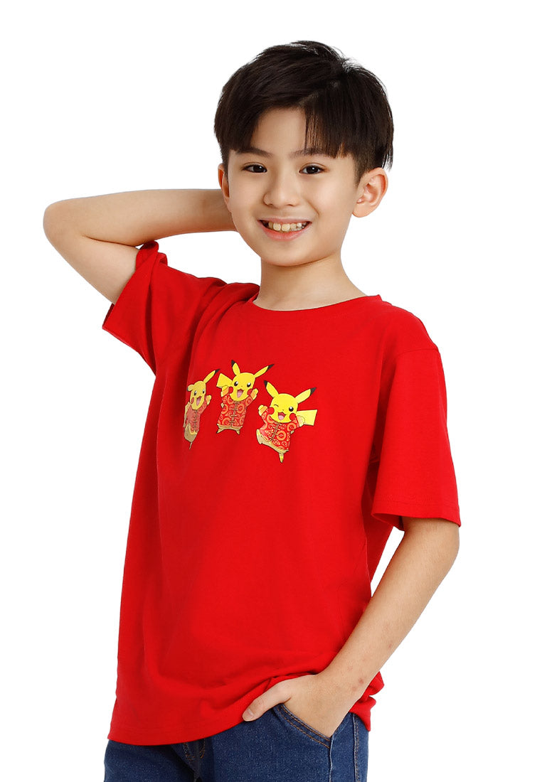 Forest x Pokemon Cotton Round Neck CNY Tee Men / Ladies / Kids  - FP21025 / FP821025 / FPK21025