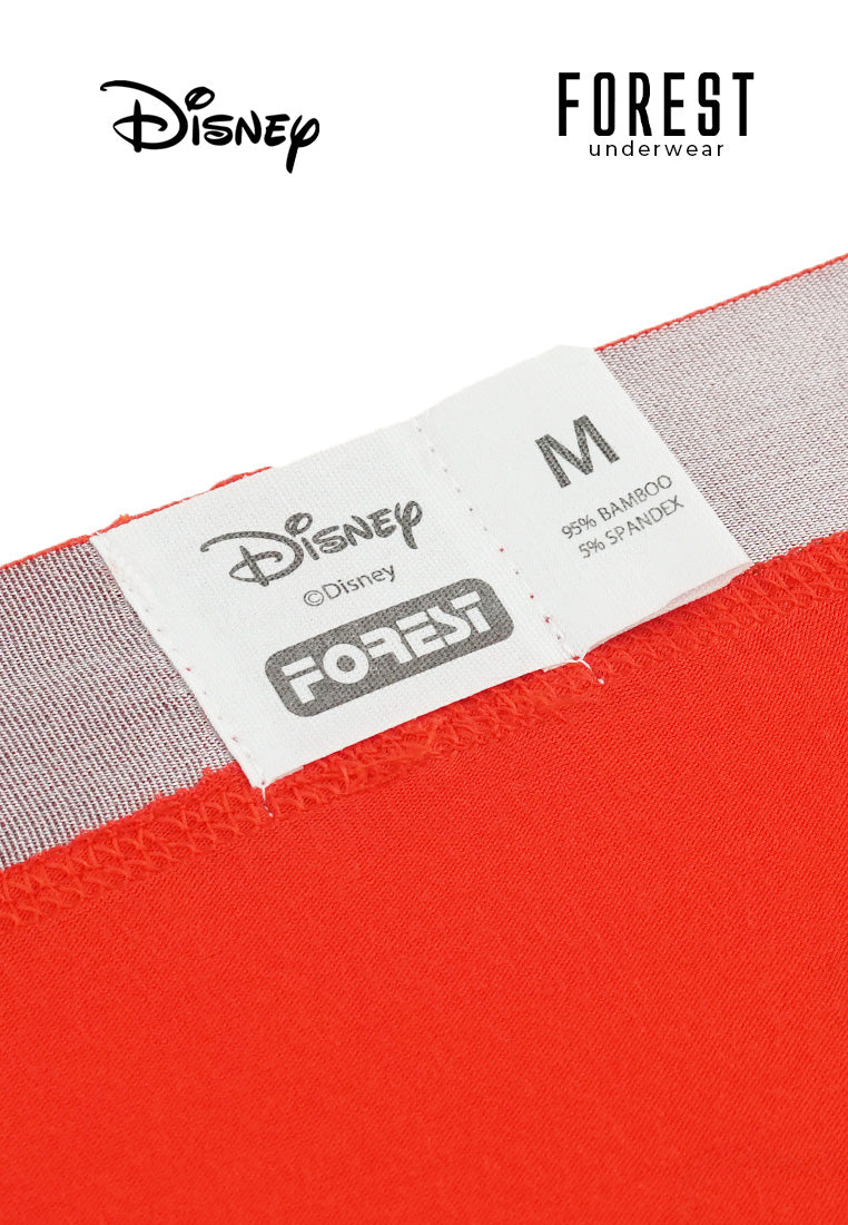 (3 Pcs) Forest X Disney Mens Bamboo Spandex Mini Brief Underwear Assorted Colours - WUB1007M