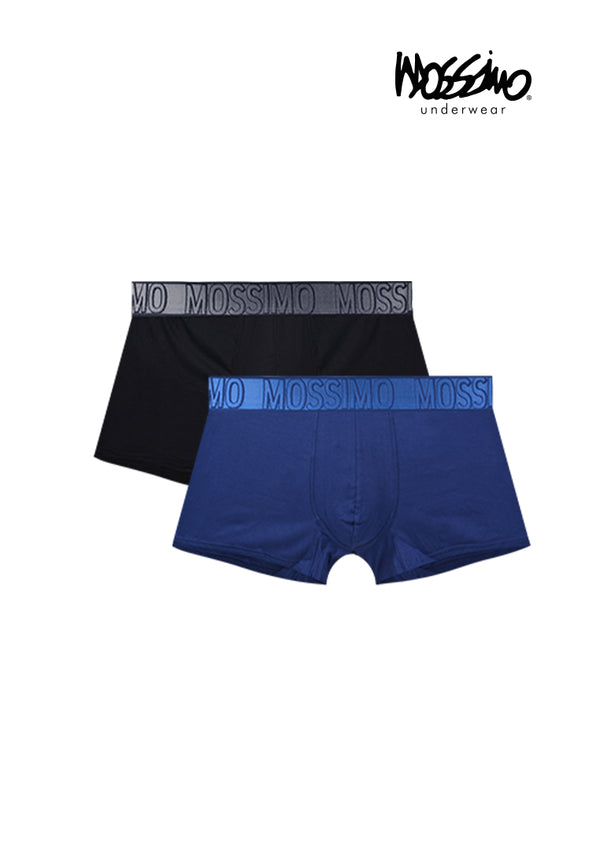 (2 Pcs) Mossimo Mens Micro Modal Spandex Shorty Brief Underwear Assorted Colours - MUB1047S