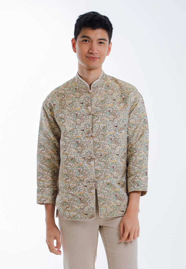 Byford CNY Tang Fu Lelaki | Byford Mens Tang Fu Jacquard Long Sleeve - 3526902Z