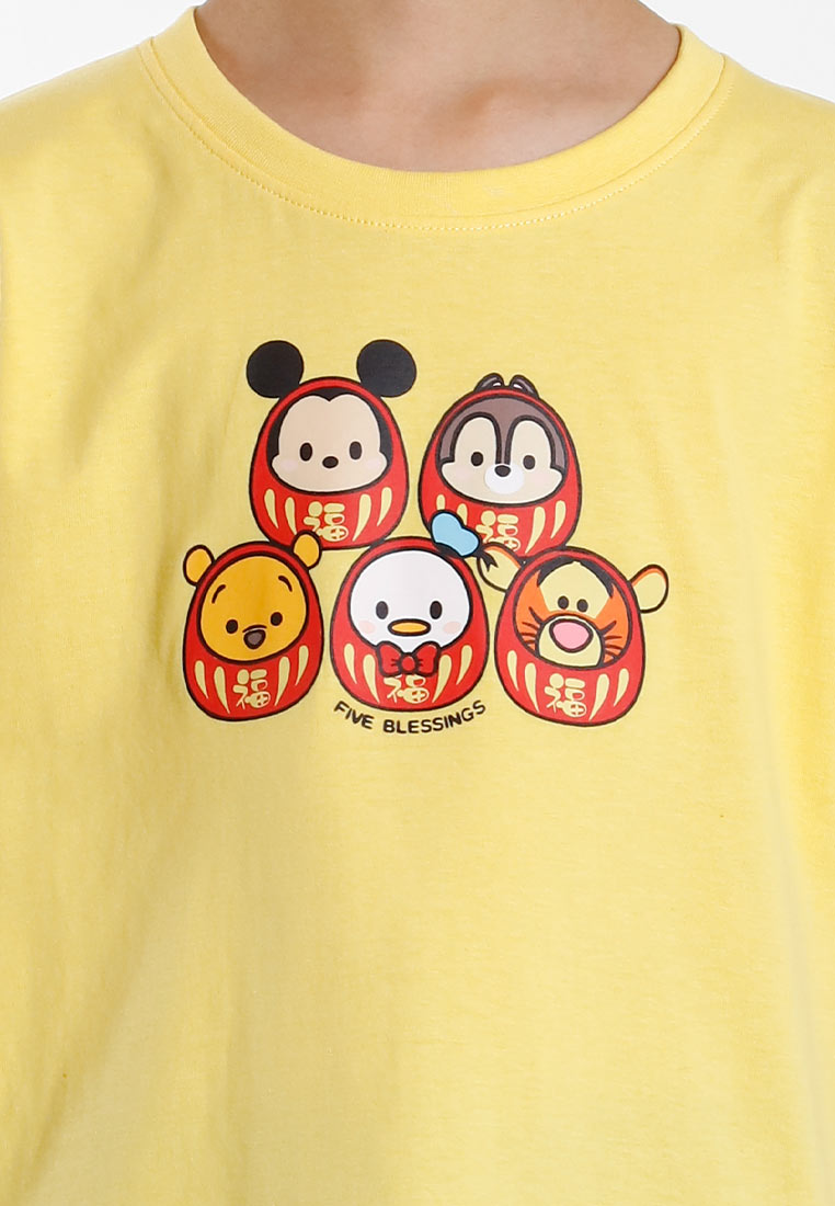 Forest x Disney Tsum Tsum Cotton Round Neck CNY Tee Kids  - FWK20111