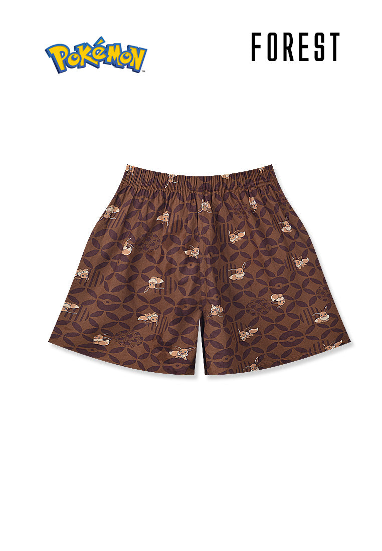 (1 Pc) Pokémon Ladies Woven Cotton Boxer Short Selected Colours - PLD1038X