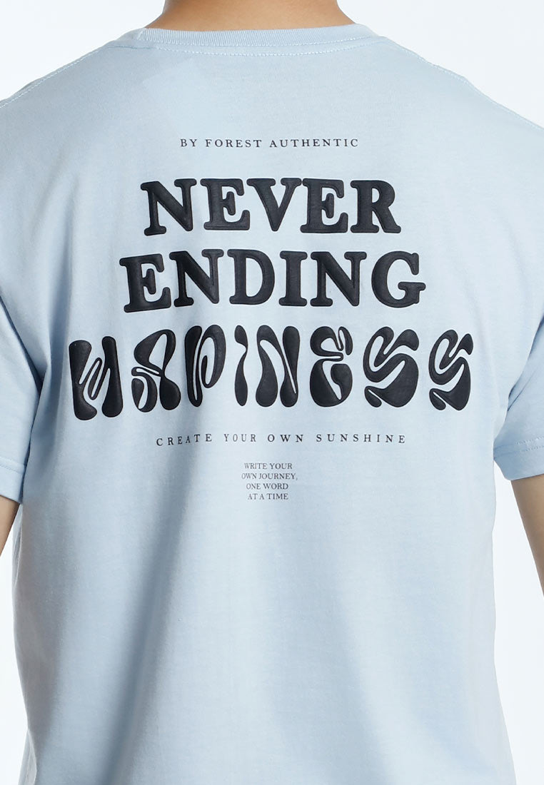 Forest T Shirt Lelaki | Forest Regular Fit Graphic Printed Round Neck Short Sleeve T Shirt Men - 24083