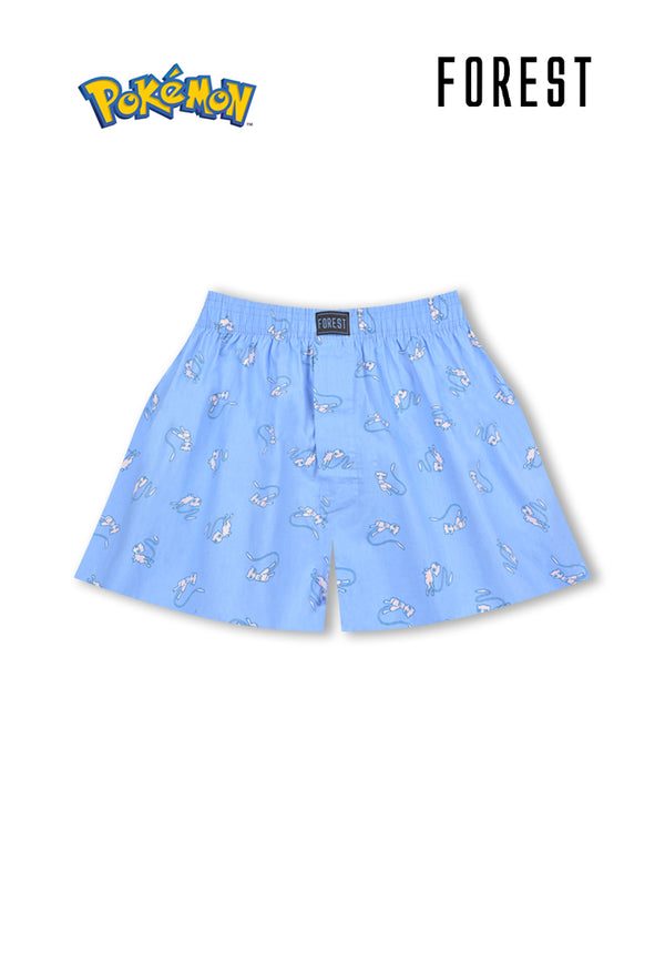 (2 Pcs) Pokémon Men's Woven Cotton Boxer Short Assorted Colors - PUD1037X