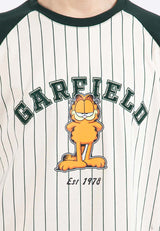 Forest x Garfield Fleece Textured Fonts Stripe Round Neck Family Tee Men / Ladies / Kids - FG20009 / FG820009 / FGK20009