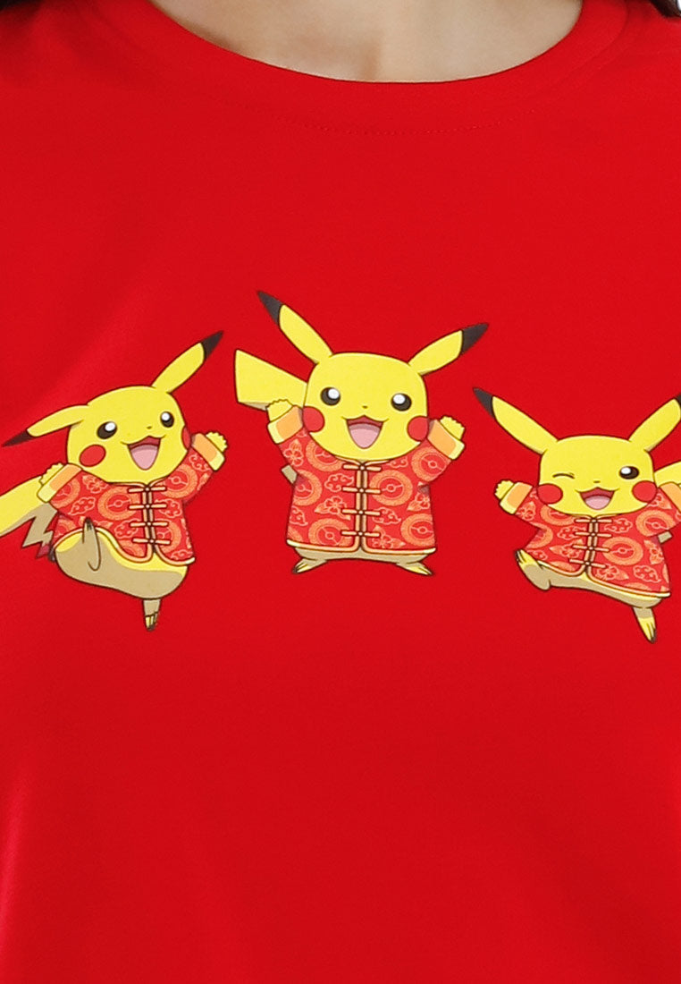 Forest x Pokemon Cotton Round Neck CNY Tee Men / Ladies / Kids  - FP21025 / FP821025 / FPK21025