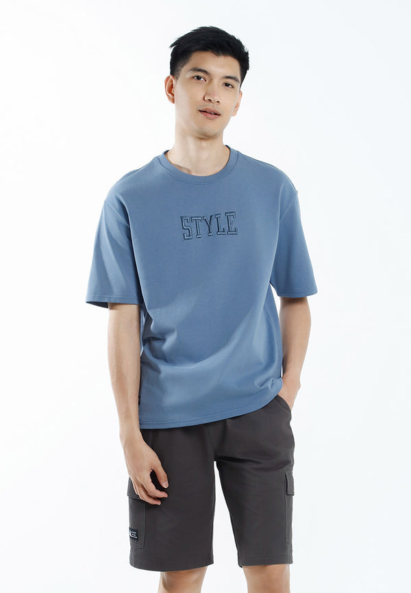 Forest T Shirt Lelaki | Forest Oversized Heavy Weight 320gsm Dual-ply Cotton Yarn Short Sleeve T Shirt Men - 24091