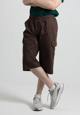 Forest 100% Cotton Twill 27"/28" Cargo Pants Men Shorts Casual 3 Quarter Short Pants Men | Seluar Pendek Lelaki - 65796