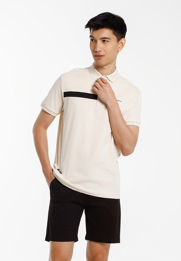 Forest T-Shirt Lelaki | Forest Soft-touch Cotton Interlock Polo T Shirt Men Slim Fit Collar Tee - 24000