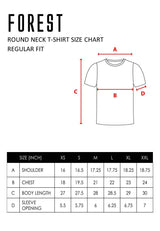 Forest Regular Fit Graphic Tee Crew Neck Short Sleeve T Shirt Men | Regular Fit T Shirt Men - 23913