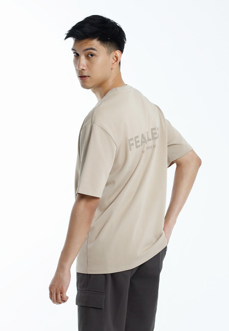 Forest T Shirt Lelaki | Forest Oversized Heavy Weight 380gsm Dual-ply Cotton Yarn Short Sleeve T Shirt Men - 24089