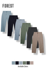 (1 Pc) Forest Mens Linen Feel Cotton Long Sleeve Long Pants Pyjamas - FPD0016LT / FPD0013L