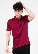 Forest Two Tone Pique Cotton Regular Fit Polo T Shirt Men Collar Tee with Pocket | Baju T shirt Lelaki Polo - 23810