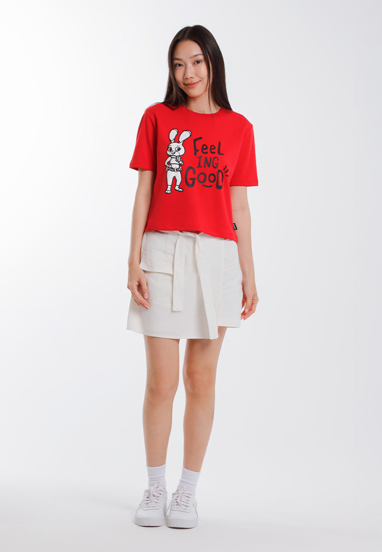 Forest T Shirt Perempuan/Budak | Forest x Disney Zootopia 2 Premium Cotton Cropped Women/Kids Tee - FW820156/FWK820156