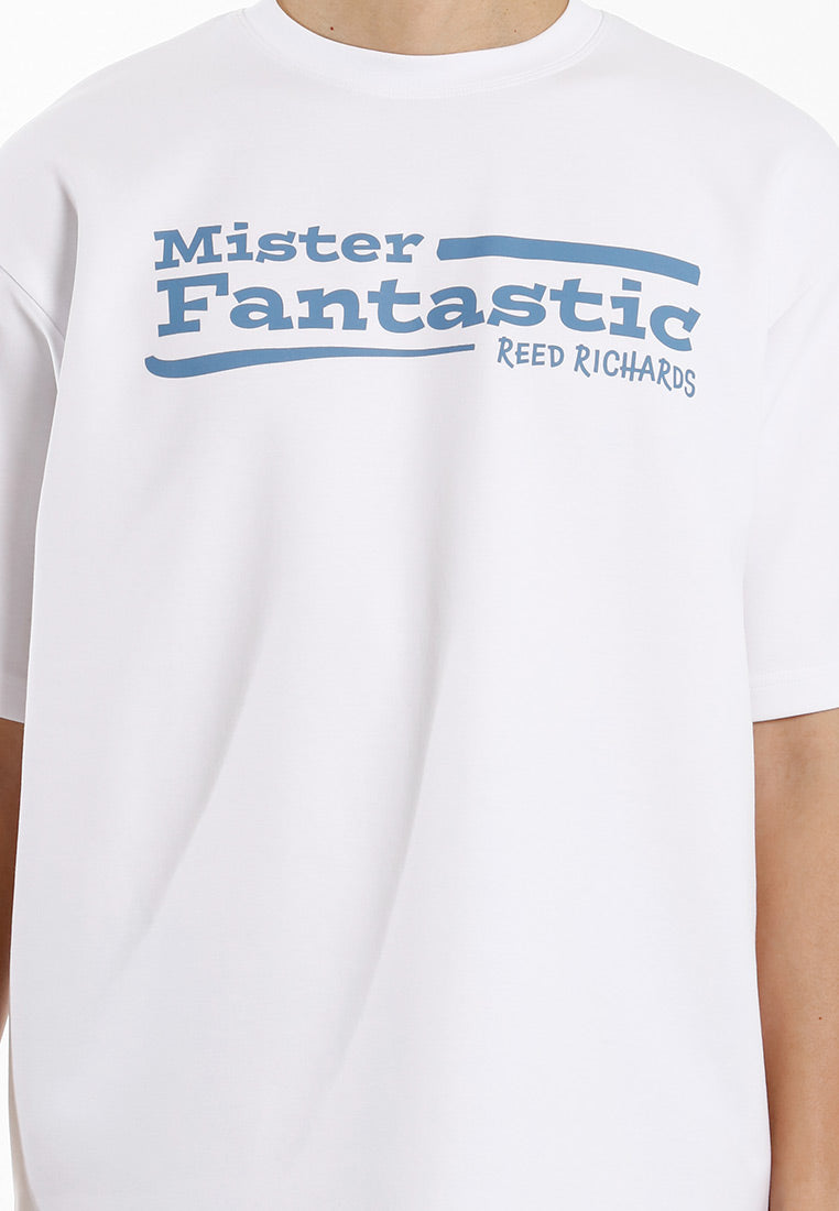 Forest Baju T Shirt Lelaki | Forest x Marvel Fantastic 4 Air-Cotton Oversized Heavy Weight Mens Tee - FA20021